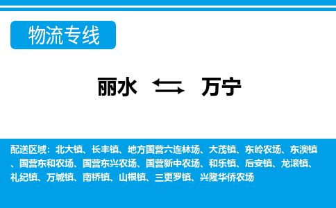 麗水到萬(wàn)寧物流專(zhuān)線-麗水至萬(wàn)寧貨運(yùn)公司